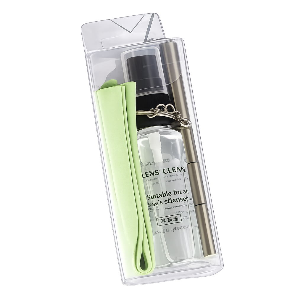 Lens Cleaning Kit (Microfiber + Spray)